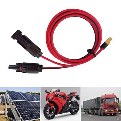 Solar Charge Cable Solar Connector To XT60 Adapter Connector Connect Solar Panel for Portable Power Station
