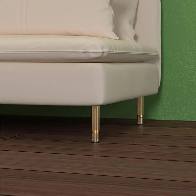 4pcs  Adjustable Sofa Legs Metal Modern Furniture Legs for Cabinet Couch Dresser Closet Height Round Sofa Bed Legs Basic