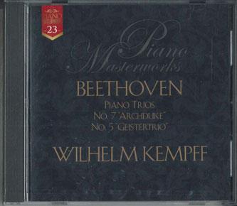 

CD WILHELM KEMPFF - Beethoven:piano Trio archduke DCU2523 DEUTSCHE Japan Classical Used