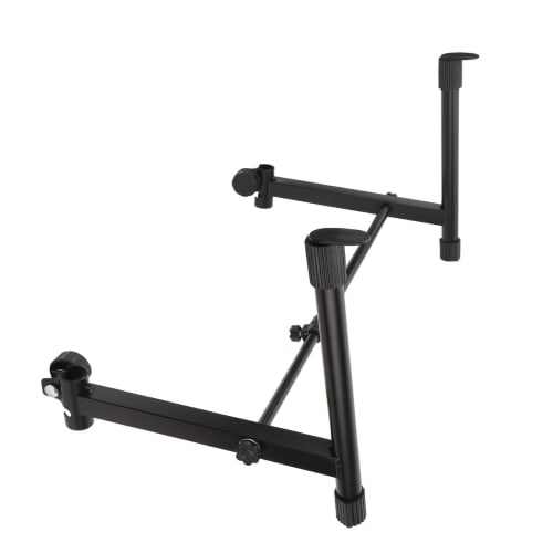 Keyboard Stand Riser, Keyboard Stand Extension AL S Electronic Piano Keyboard Rack, 2-Tier Riser, Width Adjustable from 42 To 75 Cm