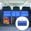3 Styles Car Rear Seat Back Storage Bag Large Capacity Mesh Pocket Multi Hanging Bag Car Storage Organizer Car Accessories Supplies