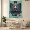 Spy X Family Movie Tapestry Fashion Print Background Cloth Work Of Art Home Decor Christmas Gift