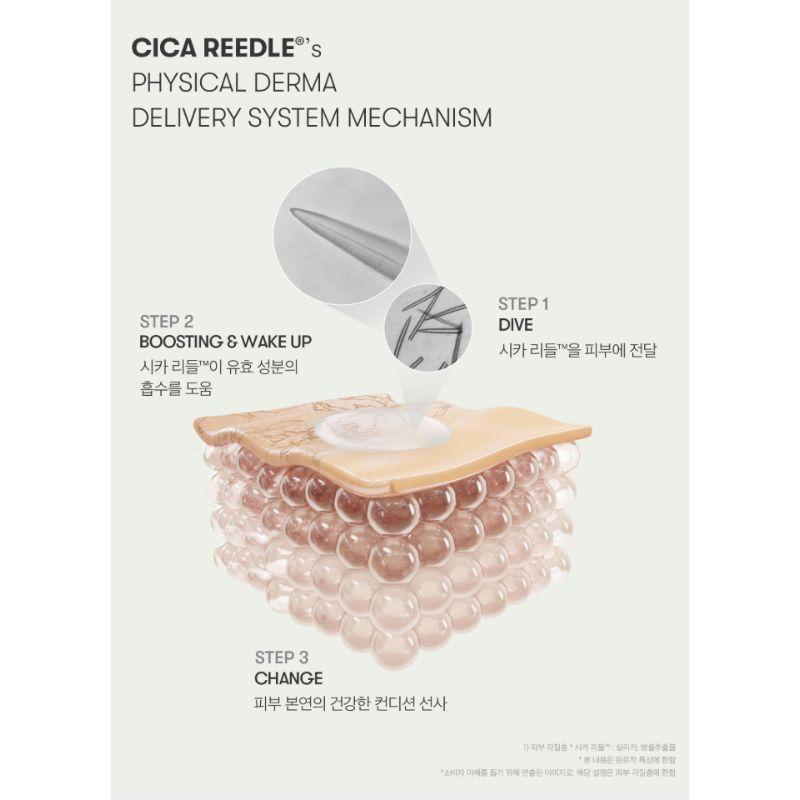 VT Reedle Shot 300 Cica Microneedle Skin Booster Essence Advanced Texture Care Korean Skincare 50ml
