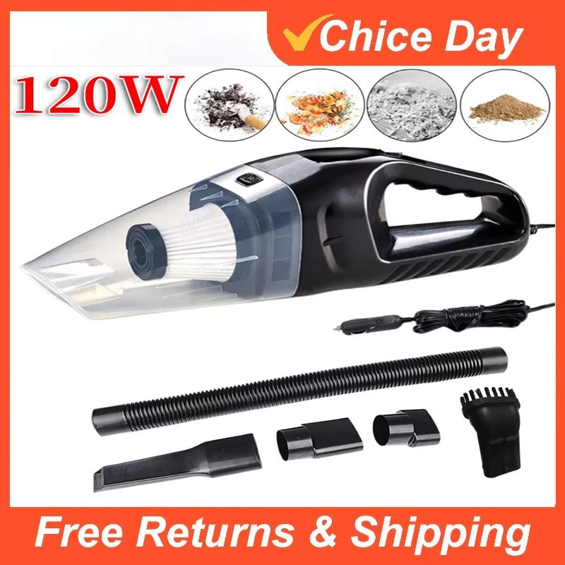 12V Auto-Staubsauger Tragbar 100W Handheld Tragbar Auto-Montiert Staubsauger Super Saugkraft Nass Und Trocken Doppeltverwendung Auto Haus Amagi