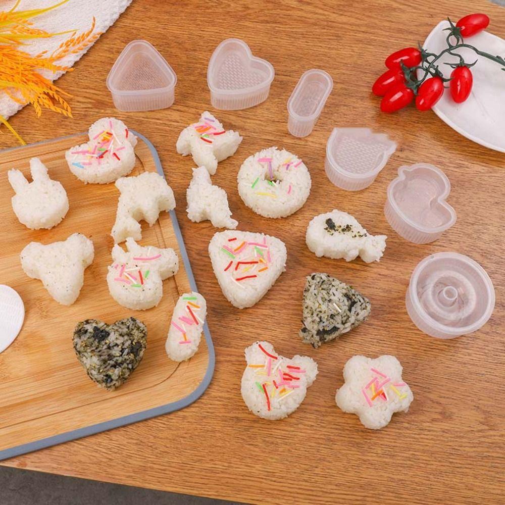 DIY Rice Ball Mold Transparent Sushi Mould New Sushi Tools  Children