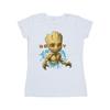 Guardians Of The Galaxy Womens/Ladies Groot Flowers Cotton T-Shirt