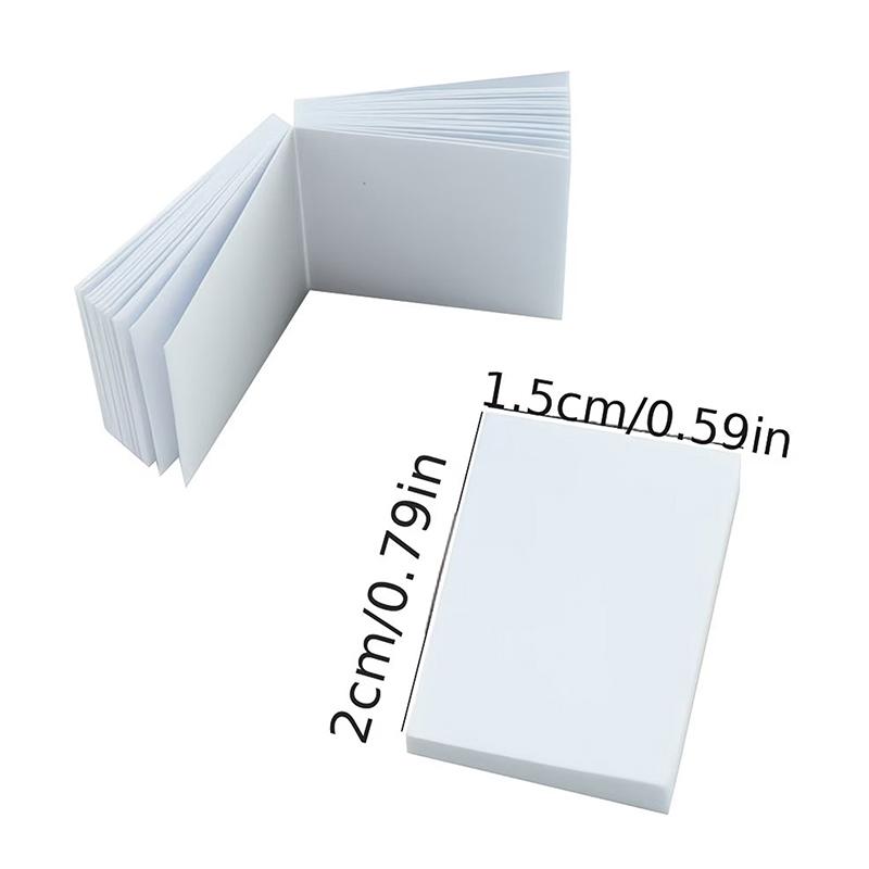 20-200Pcs Miniature Blank Books For Dollhouse, Small Page-Turning Books Portable Notepad Drawing Journaling Quick Notes