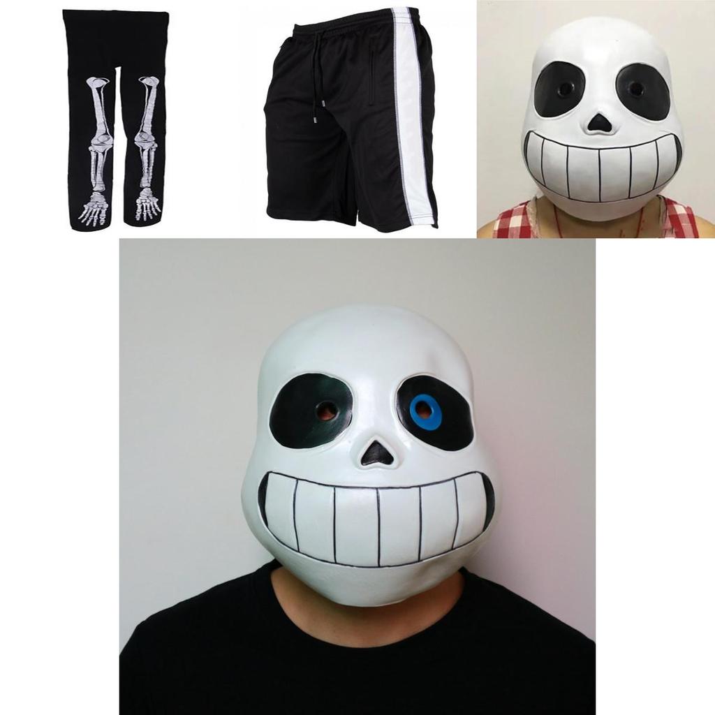 Klassisches Spiel Undertale Sans Cosplay Kostüm Hoodie Mit Bequemer Shorts Und Handschuhen