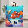 Finding Dorys Nemos Sea Fish Knitted Blanket Fleece  Super Soft Throw Blankets For Airplane Travel Bedroom Quilt