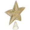 Iron Wire Star Tree Topper Christmas Ornament Metal Xmas Decor Holiday Party Home Decoration Treetop Prop