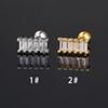 Long Strip Earrings for Women Piercing Daith Rook Zircon Geometric Silver Color Ear Accessories Screw Stud Helix Jewelry Gifts