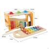 Pound Tap Bench with Xylophone Musical Pounding Toy Coordination Hammering Toys for Family