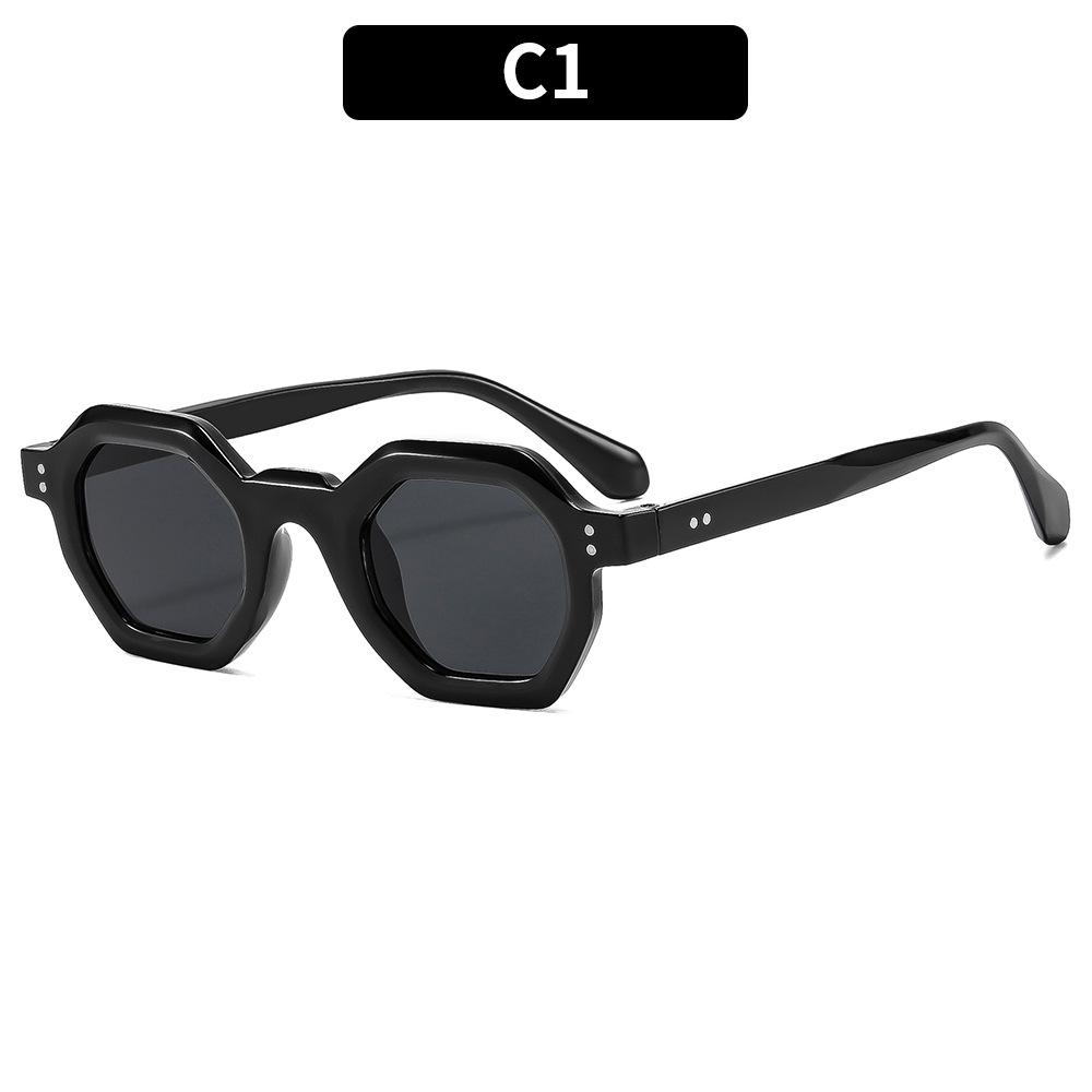 Women s sunglasses - unisex fashion small frame polygonal sunglasses