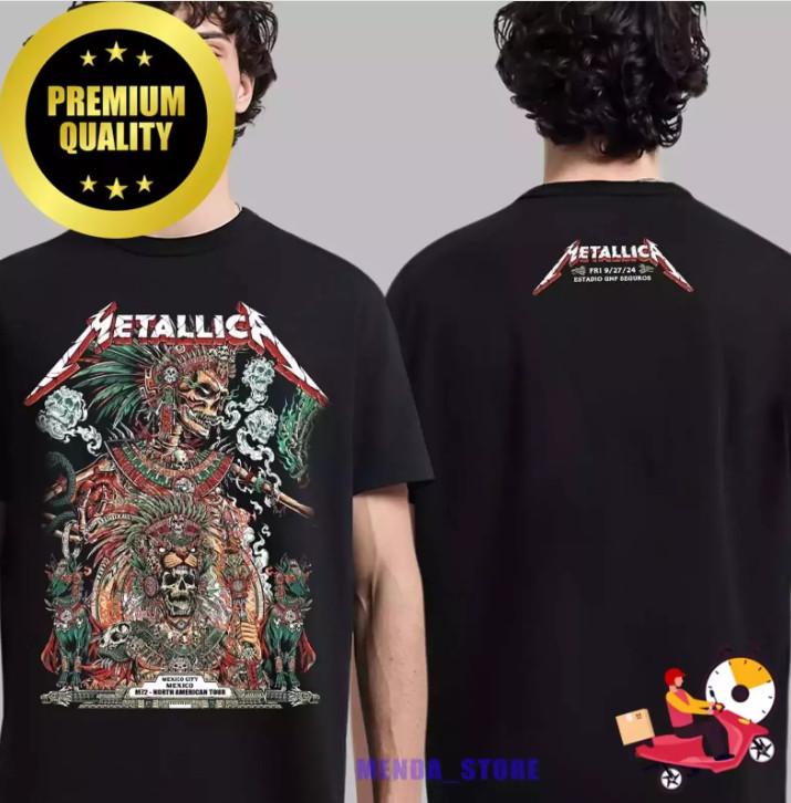 Metallica M72 Mexico City Night On 2024 T-Shirt Unisex T-Shirt XXXL