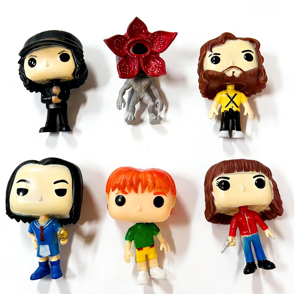

6Pcs Stranger Eleven Demogorgon Polyvinyl Chloride Material Collector-Worthy Statues Ornaments Present Children-Friendly Adults Fans