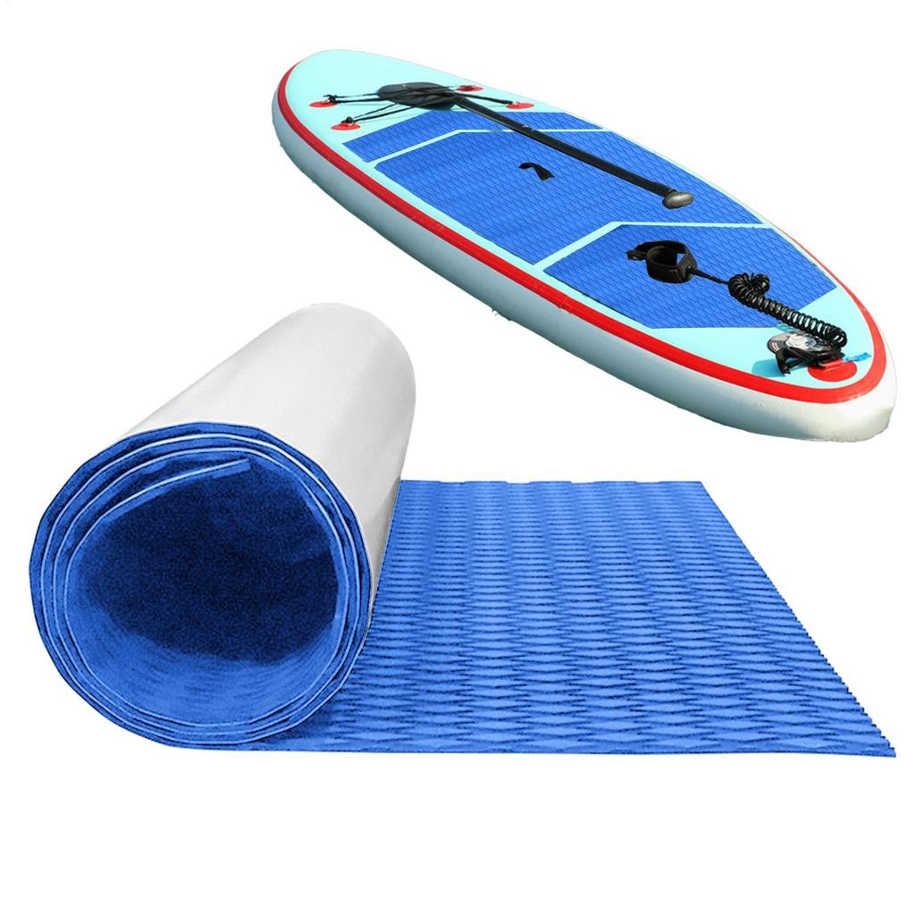 5mm EVA Boat Decking Sheet Marine Flooring Anti Slip Pad Self-Adhesive Surfboard Traction for Surfboard RV