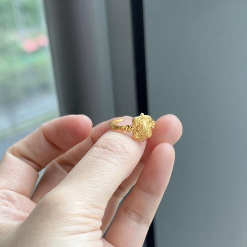 Exquisite and Delicate Ethnic Style Flowing Baroque Spiral Leaf Rings for Women New In Luxury Ring Fine Banquet Jewelry Gift