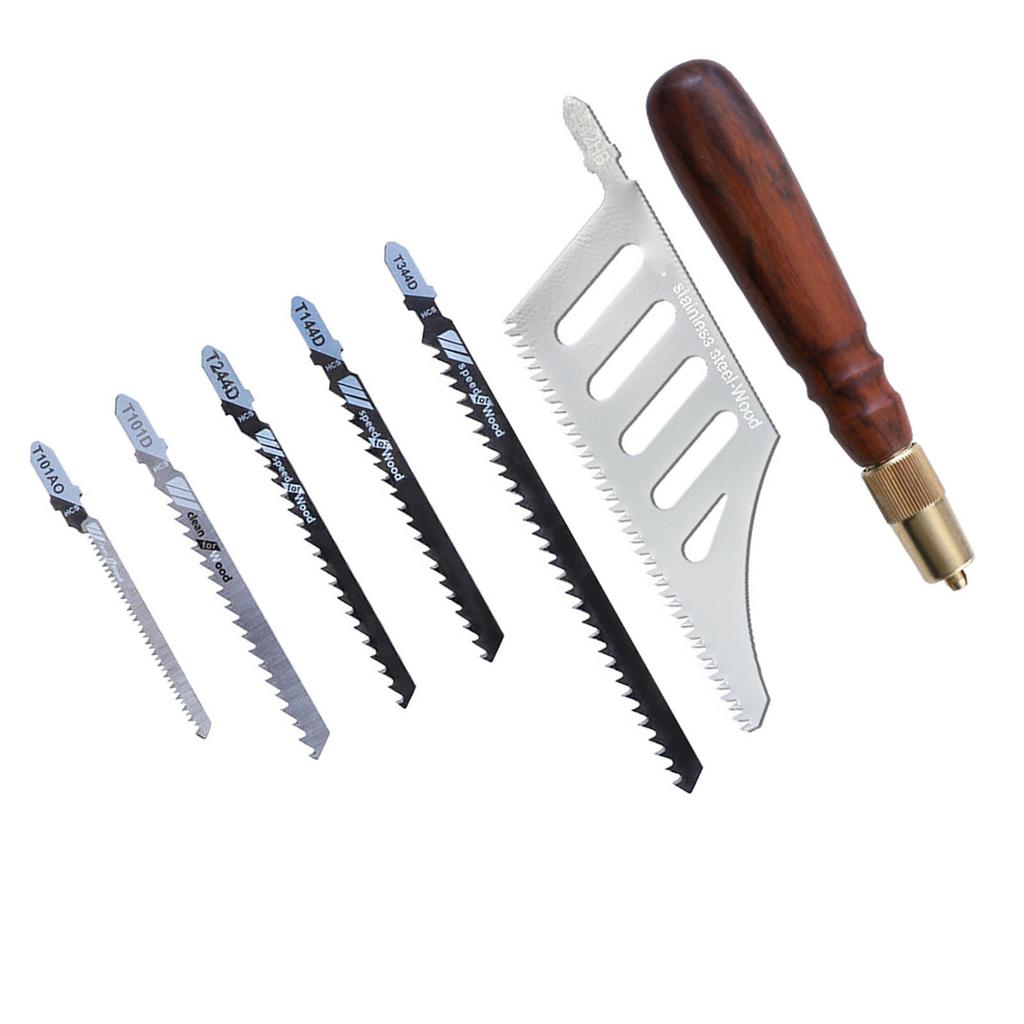 Hand Saw with Wood Handle Detachable High Carbon Steel Blades Portable Saw Tool for Woodworkin