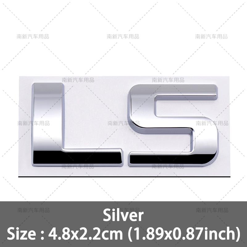 3D Metal LT LS Letterl Badge Logo Car Rear Trunk  Emblem Stickers Decal for Chevrolet Silverado Colorado Corvette C8 Car Styling