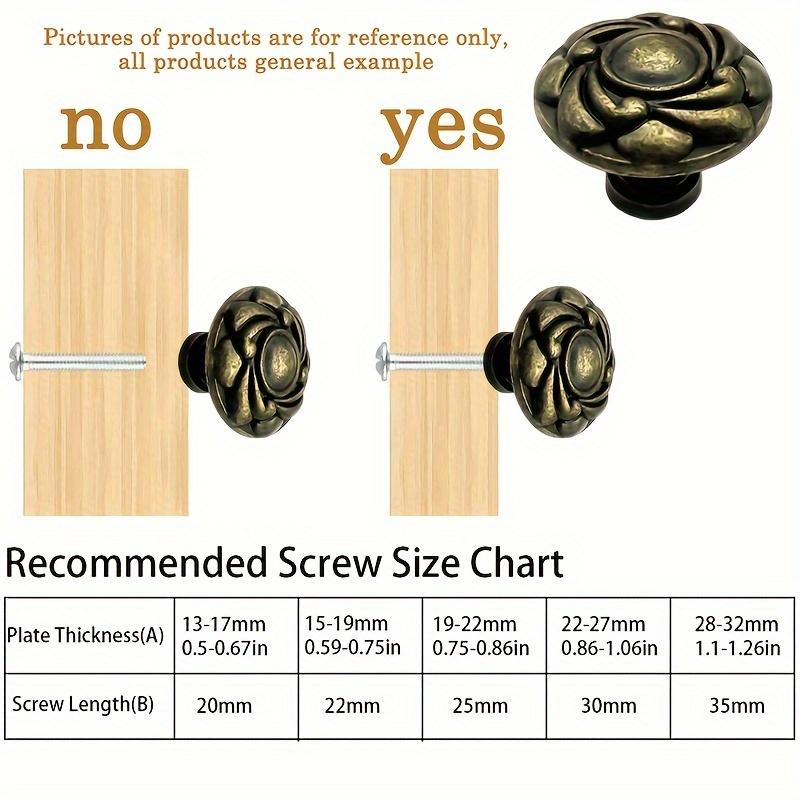 4/8pcs Vintage Drawer Pulls,round Dresser Pulls,vintage Cabinet Knobs,1.18*0.98 Inches,for Nightstand,cabinet,drawer,cabinet Pulls,with Screws