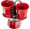 Кофеварка Bialetti Set Mini Express Espressokanne rot (0007303)
