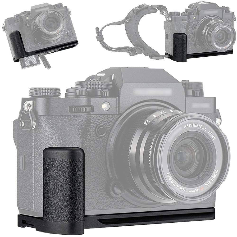 

JJC Metal Hand Grip for Fujifilm Compact and with Convenient Battery Changes X-T4 Cameras, Lightweight,