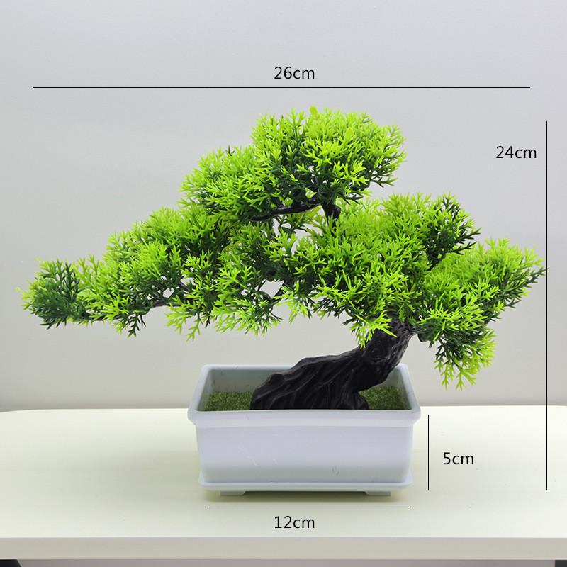 

Шотландская Имитация Сосны Чанбай Туя Сычуаньская Искусственное Зеленое Растение Бонсай StyleE
