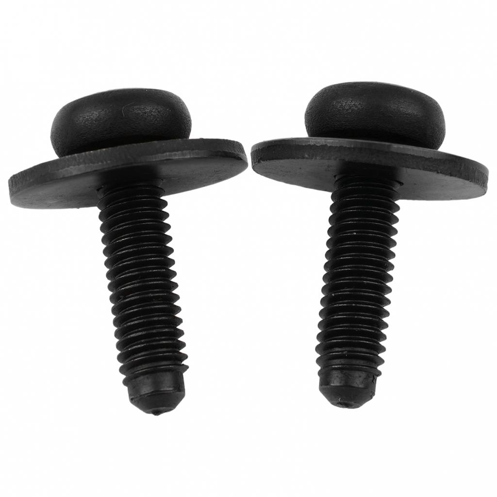 Headlight Bolt Screw 2Pcs Car Clips Fasteners Meatl