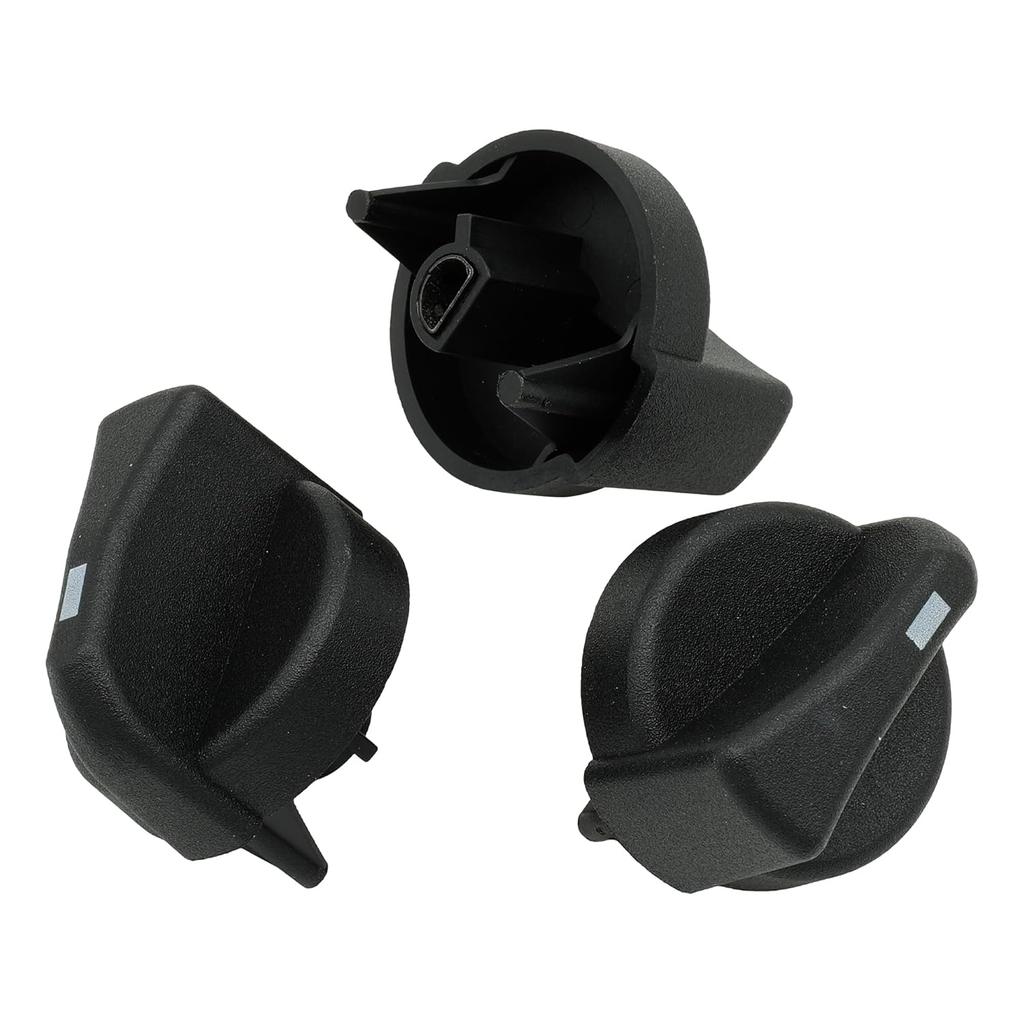 702-5401 A/C Heater Control HVAC Knob Compatible with Peterbilt 330 335 357 367 375 379 384 386 387, Replaces 121-0001-000 1210001000 3 Pack- Blower