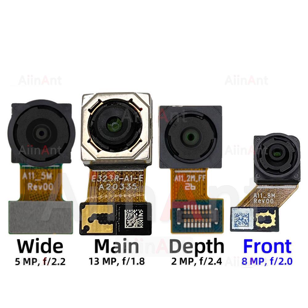 Back Front Small Macro Depth Wide Main Rear Camera Flex Cable For Samsung Galaxy A12 A11 A115F A125F Phone Parts
