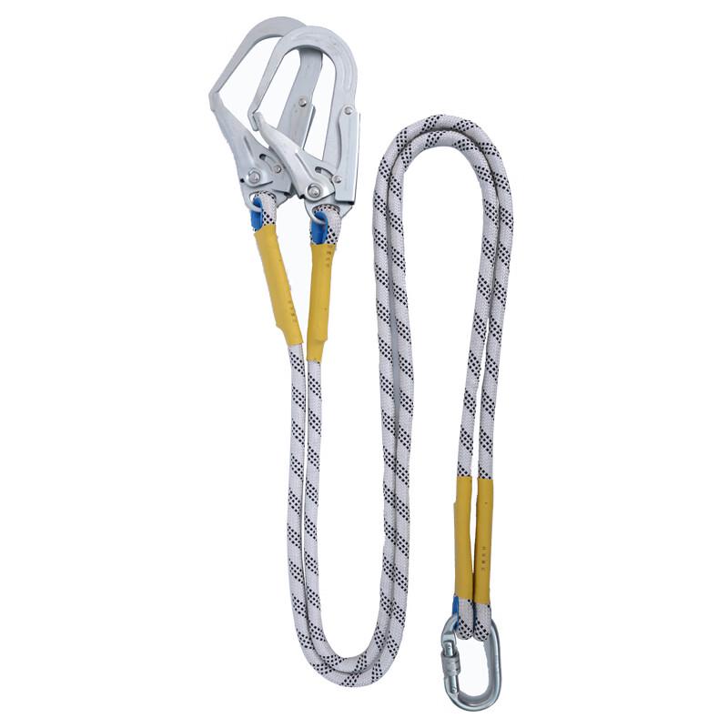 Industrial Five-Point Safety Harness with 2m Double Lanyard