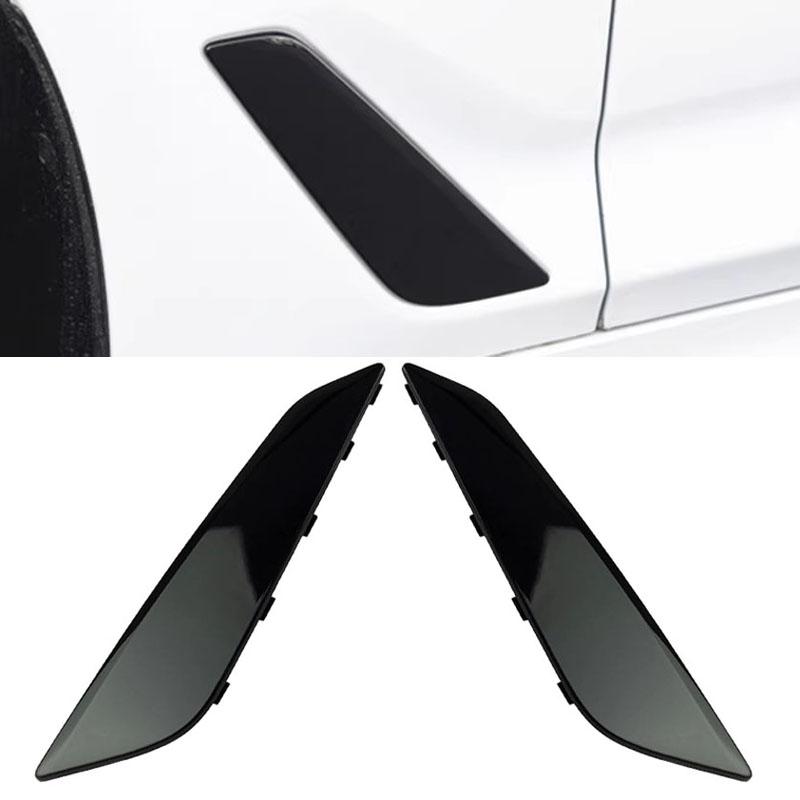 

Car Side Fender Vent Cover Fender Wing Spoiler Side Air Vent Outlet Trim For BMW 5 Series G30 G38 530i 540i M Sport 2018- 1 Left and 1 Right