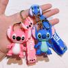 Adorable Pvc Stitch Keychain With Cute Designs Perfect For Holiday Gifts