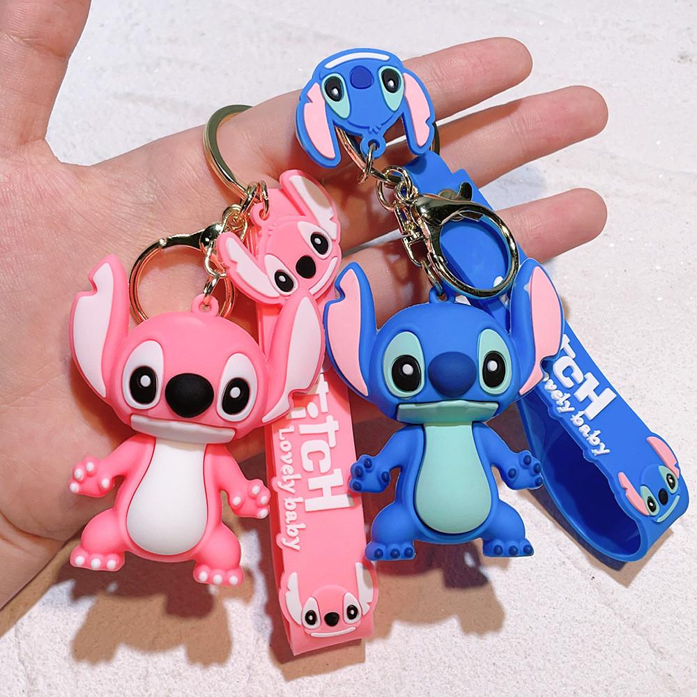 Adorable Pvc Stitch Keychain With Cute Designs Perfect For Holiday Gifts