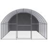 Vidaxl Outdoor Chicken Coop, 3X6X2 M, Galvanized Steel