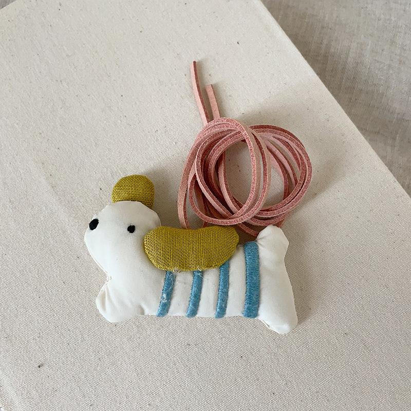 Desene Animate Drăguț Material Pluș Mic Animal Gât Colier Nișă Feminină Literar Retro Concav Lanț Pulover Pandantiv