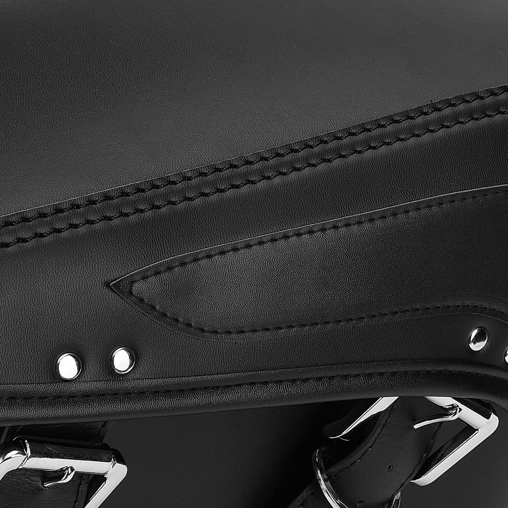 Rebacker Motorcycle Saddle Bag Universal for Harley for Honda for Yamaha Cruiser PU Leather Tool Bag Panniers Rebacker Motorcycle Saddle Bag Universal for Harley for Honda for Yamaha Cruiser PU Leather Tool Bag Panniers