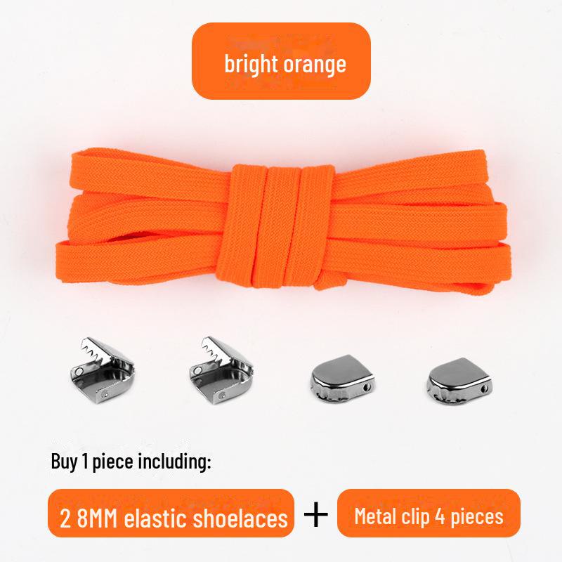 Czarno-białe elastyczne sznurowadła bez wiązania dla dorosłych i dzieci – idealne do butów sportowych