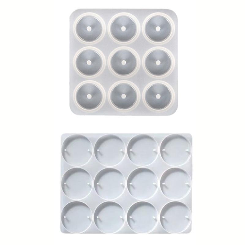 

WTEMPO Creative DIY Silicone Molds Round Shaped Wind Chime Pendant Bracelet Jewelry Handicrafts Making Molds Holiday Special Gifts 1set белый