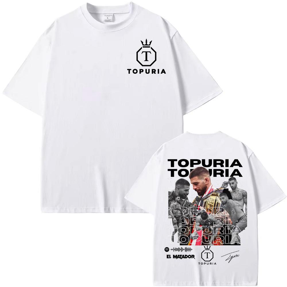 2026 El Matador Ilia Topuria Vintage Graphic T Shirt Mens Clothing Fashion Gothic T Shirts Man Summer Tops Comfort Tshirt