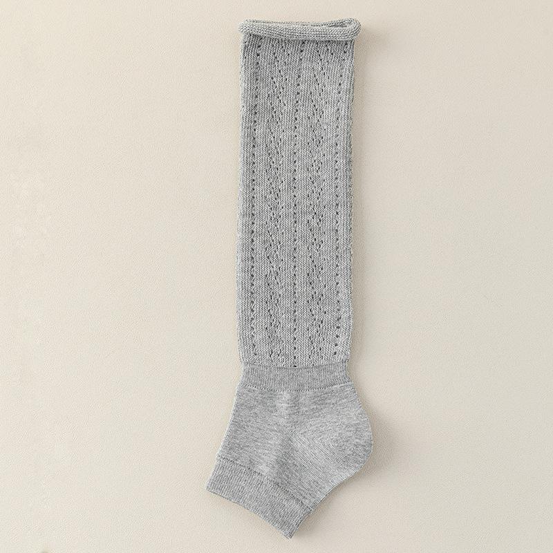 Yoga Socks for Women, Spring and Autumn, Pile Socks for Women, Mesh, Rolled, Thick-needle Calf Socks, Sports and Fitness Socks for Women