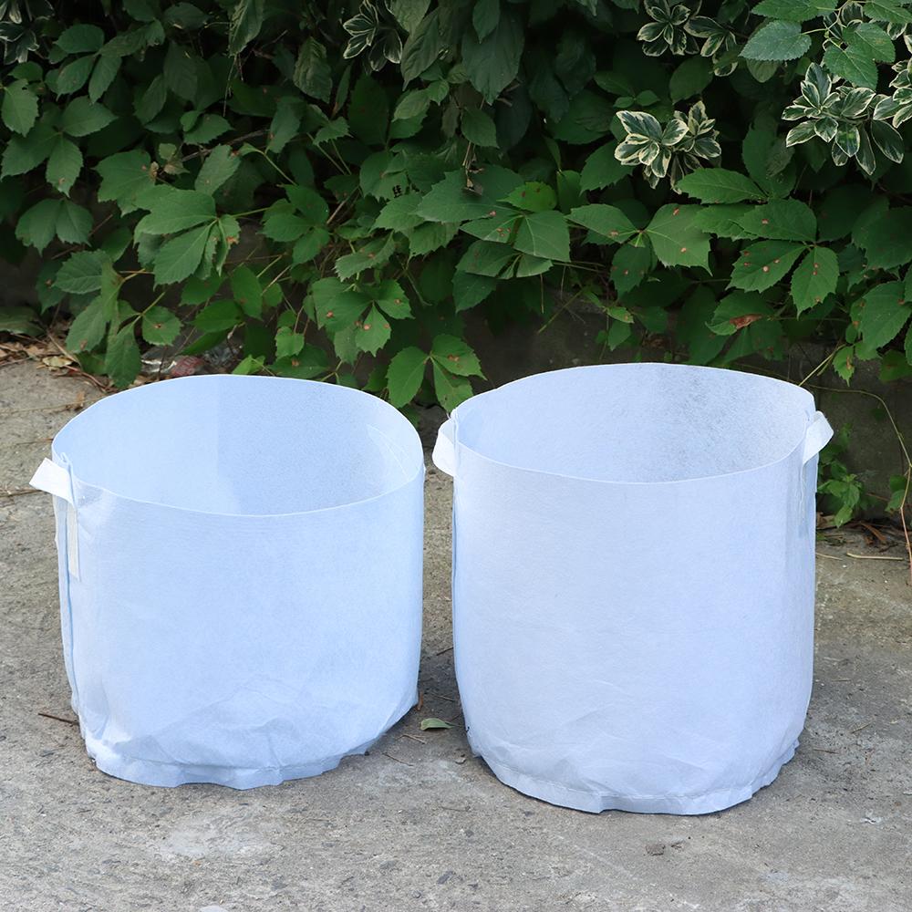 Eco-friendly Aeration Container Thickening Plant Pouch Grow Bag Round Fabric Pots Root Container