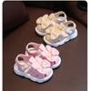 Girls Sandals Flowers Bow Knot Sweet Soft Children's Beach Shoes Kids Summer Bow Knot Sandals