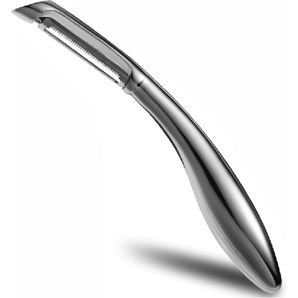 LIIGEMI Premium Stainless Steel Vegetable Peeler,I Sharp Potato Peeler for Kitchen,Practical and Comfortable Stainless Steel Veggie Peeler Machine I-shape