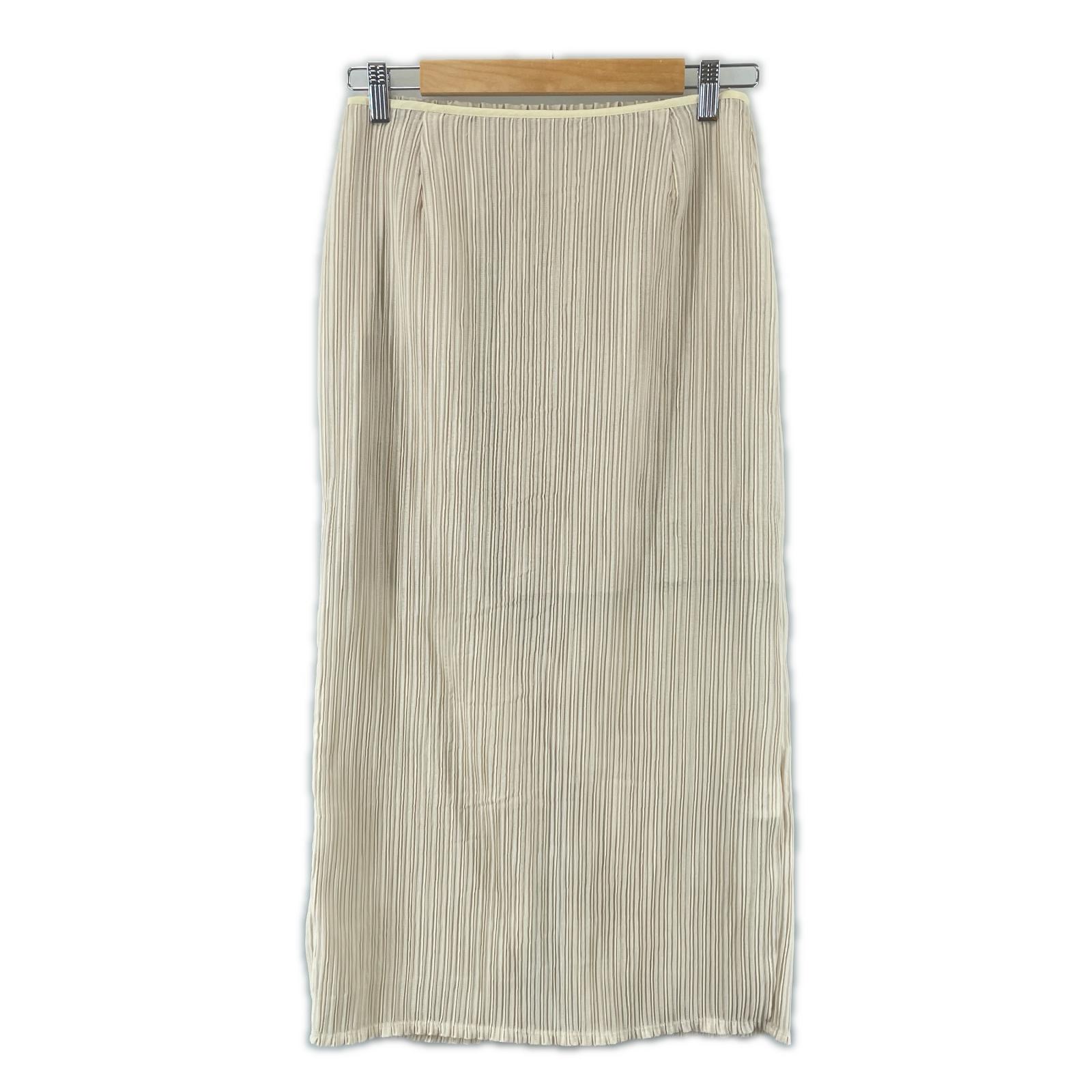 Code A 2024 Stainless Steel Model R99-78025-36-051 Plain Long skirt light beige Women S used