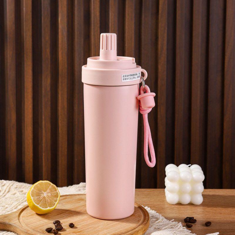 Large-Capacity Thermos Cup for Women, Good-Looking Ice Cup, Portable Car Coffee Cup, Outdoor Sports Water Bottle, Tea Cup