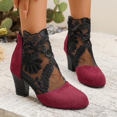 Mode Elegante Damen Pumps Neu Mesh Sandalen mit Absatz Damen Schnürschuhe Mode Damen Römersandalen Atmungsaktive Damenschuhe