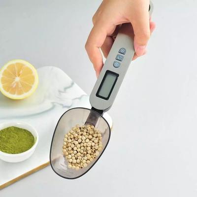 Electronic Measuring Spoon Grey Ergonomic Plastic Handle Digital Kitchen Scale Spoon Portable Electronic Scale For Baking
