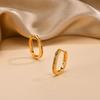 Dainty Colorful CZ Stone Hoop Earrings for Women Girls, Gold Color Bling Metal Small Earring Birthday Gifts Christmas Party