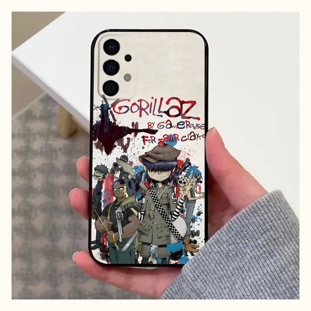 

G-Gorillaz Phone Case For Samsung Galaxy A20,A21s,A22,A31,A32,A52,A53,A72,73,A80,A91 Soft Black Cover Samsung a535g